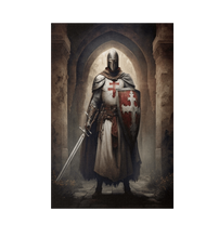 Lade das Bild in den Galerie-Viewer, Ritter Leinwand  - Leinwand 30 x 45cm
