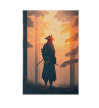 Lade das Bild in den Galerie-Viewer, Samurai Leinwand
